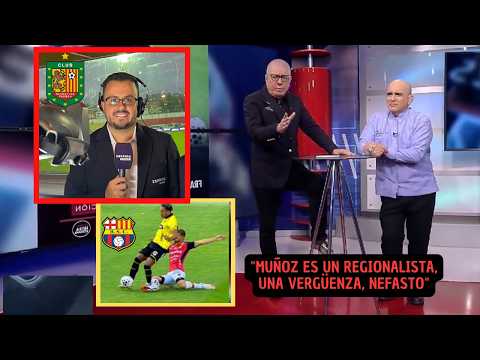 Vito Muñoz harshly criticizes the commentary of the Dep. Cuenca vs. Barcelona SC match