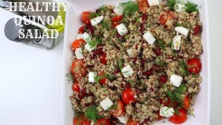 The Most Delicious and Healthy Quinoa salad #easyrecipe #healthyrecipestasty #quinoa