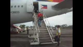 preview picture of video 'Boarding PAL - Going Back Home To Manila'