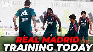 REAL MADRID TRAINING TODAY: DIOMANDE and CARLOS ESPÍ sharpen their FINISHING