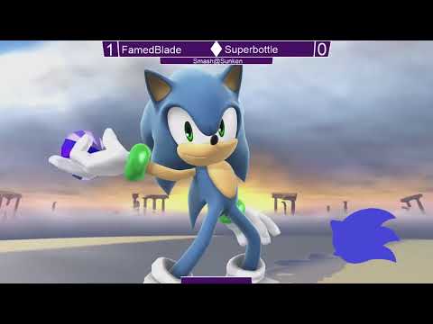 Smash@Sunken 32 Smash4 - FamedBlade (Sonic) vs Superbottle (Little Mac) - SSB4 Winners Semis