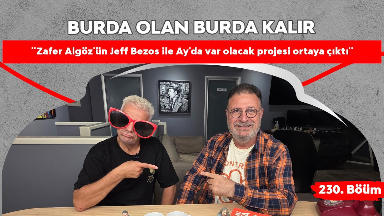 ''Zafer Algöz'ün Jeff Bezos ile Ay'da var olacak projesi ortaya çıktı'' | 230.Bölüm
