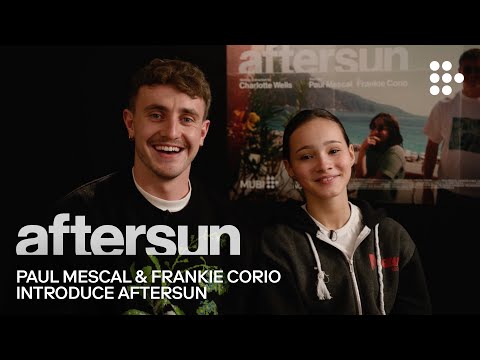 Thumbnail of the video: Paul Mescal & Frankie Corio introduce AFTERSUN