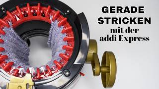 Straight knitting with the addiExpress: Tips for beginners 🧶