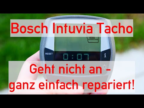 Bosch Intuvia E-Bike Tacho geht nicht an - einfach und günstig repariert!