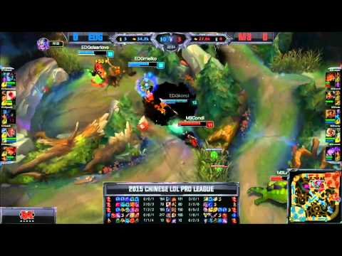 EDG Pawn Ahri VS M3 Dade Viktor Game 1 Highlights   2015 Spring LPL W9D2 ATPWorldTour LOL
