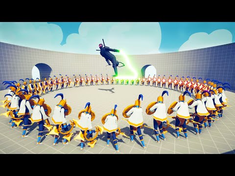 METAL KNIGHT vs 50x ARMIES - Totally Accurate Battle Simulator TABS