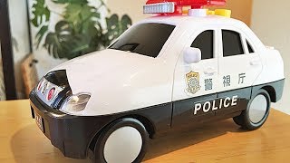 はたらくくるま パトカーのおもちゃをあけてみるヨ!おしゃべりピカピカパトカーを開封レビューして遊ぼう♡働く車の乗り物のおもちゃが出る子供向け動画 緊急車両 救急車 消防車パトロールカー Gizmone