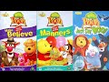 The Book Of Pooh Fun With Make Believe Fun With Manners And Just Say BOO 2003 UK VHS