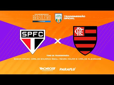 FLAMENGO X SÃO PAULO- AO VIVO - BRASILEIRÃO - Narração: Edson Mauro - Futebol Globo CBN