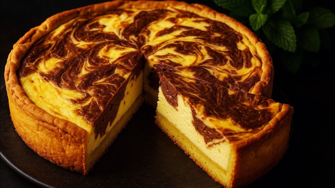 Marble Cheesecake Tart by Delicious and Simple — recipe photo