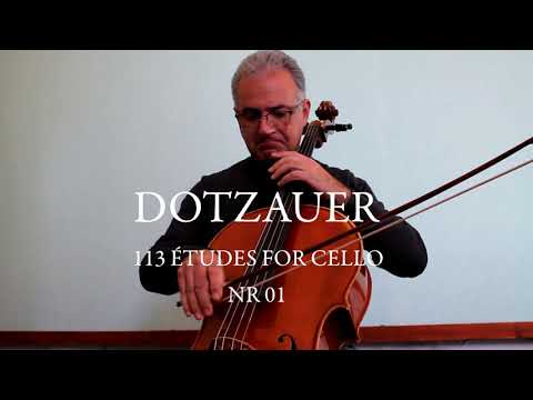 Dotzauer - 113 etudes for cello N.1 Aurelio Bertucci