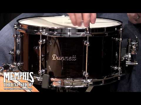 Dunnett Classic 14 x 7 Carbon Fibre Snare Drum - Wenge Finish (714CFW-KISSANDRA)