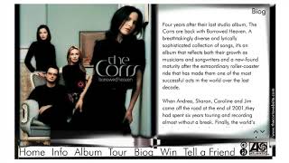 The Corrs - Borrowed Heaven UK Microsite