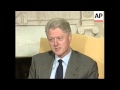 USA: PRESIDENT WAHID MEETS PRESIDENT CLINTON USA: PRESIDENT WAHID MEETS PRESIDENT CLINTON