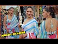 Ankita Lokhande Looks Absolutely Glamorous In A Stunning Saree Radiating Beauty And Grace At Shoot