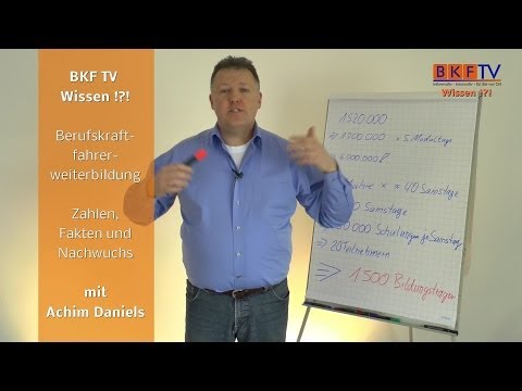 Dramatische Zahlen und Fakten für den Kraftvehrkehr - BKF TV Wissen Folge 2