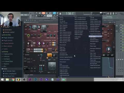 Robotic Bass in Harmor with weird filtering - Fl Studio Tutorial