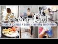 SUMMER RESET Whole House Cleaning Motivation Home Refresh