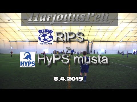 Harjoituspeli RiPS vs HyPS musta 6.4.2019