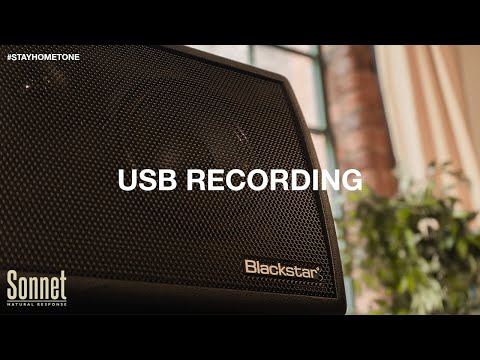 Звукозапись через USB с комбоусилителем Blackstar Sonnet 120