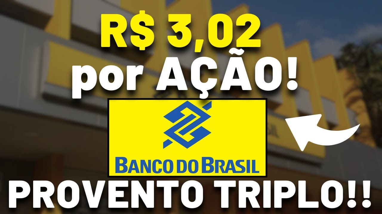 BBAS3 12% DE YIELD! NOVO APORTE! DIVIDENDO TRIPLO e LUCRO RECORDE, É O MAIS BARATO DE TODOS!