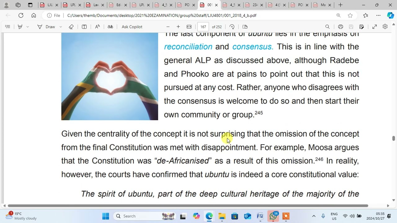 LJU4801 Legal Philosophy portfolio semester 2 2024