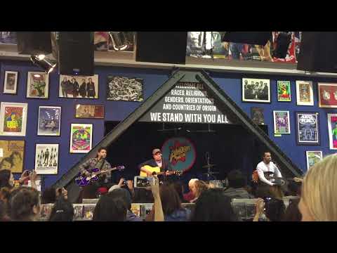 Fall Out Boy - Pete and Patrick Talk to Crowd - Amoeba Music Hollywood January 23rd 2018