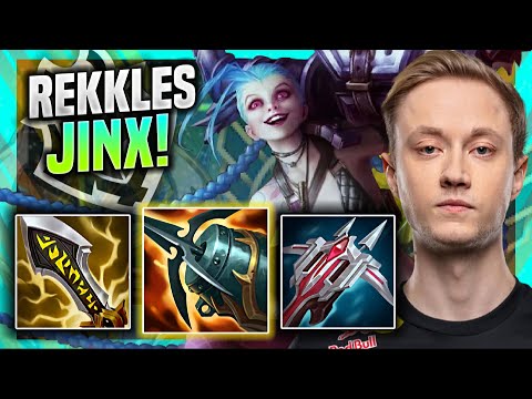REKKLES TRIES SOME JINX! - G2 Rekkles Plays Jinx ADC vs Seraphine! | Season 11