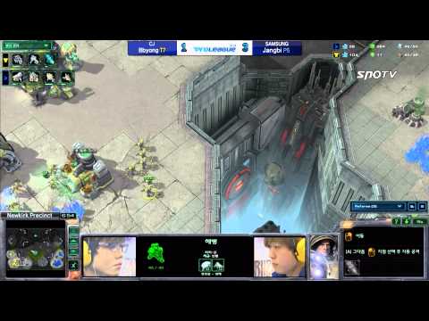 [0415] Bbyong(CJ) vs. Jangbi(SAMSUNG) TvP 5SET Newkirk Precinct -Starcraft2,esportstv,SPL