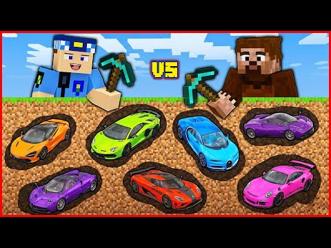 KEREM KOMİSER VS FAKİR ARABA MADENİ YARIŞI! 😱 - Minecraft ZENGİN FAKİR HAYATI