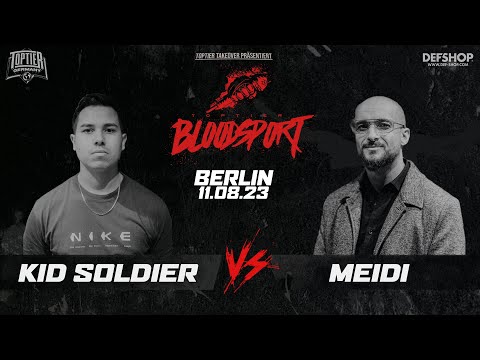 KID SOLDIER vs. MEIDI - Bloodsport Acapella-Match, HIP HOP HOORAY 11.08.2023