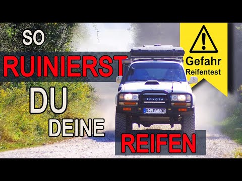 1 REIFEN – 6 LUFTDRÜCKE – der Unterschied ist brutal