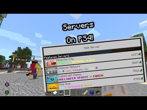 SuperXee - How to JOIN SERVERS In Minecraft PS4! (Join Servers Early)