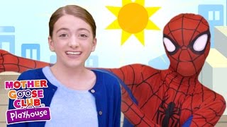 Superhero Learning Song | Itsy Bitsy Spider | Mother Goose Club Playhouse Kids Video