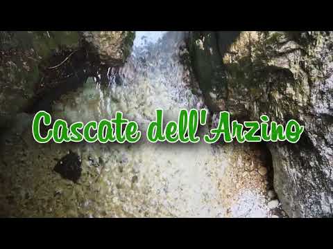 Cascate dell'Arzino dal drone