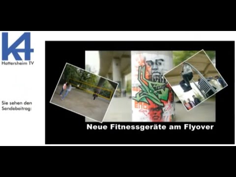 Stb Hattersheim - K4 Beitrag - Neue Fitnessgeräte am Flyover