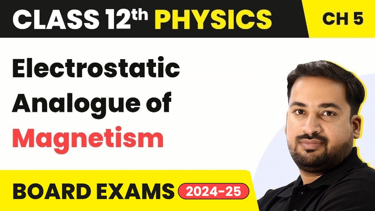 Electrostatic Analogue of Magnetism - Magnetism and Matter | Class 12 Physics Chapter 5