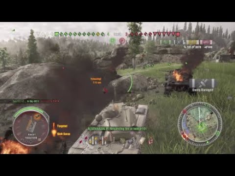 Wot - T110E5 / 7k damage / Ace Tanker / Top Gun