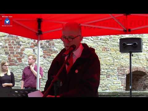 Münster: Kundgebung des DGB zum Antikriegstag -  Redebeitrag Peter Mai  (Vors. DGB Münster)