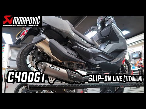 Akrapovic C400GT slip-on by www.ahlam.com.hk