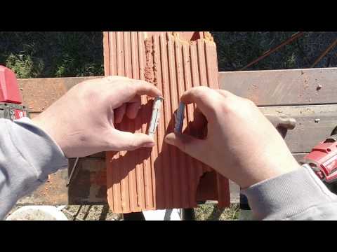 TARUGOS (tacos) para ladrillo hueco, CÓMO FUNCIONA, diferentes taquetes.