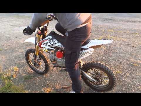 Pit bike demon x 140 's with big wheel conversion