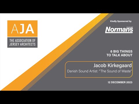 AJA Public Talks (December 2023) Jacob Kirkegaard, Danish Sound Artist: "The Sound of Waste"