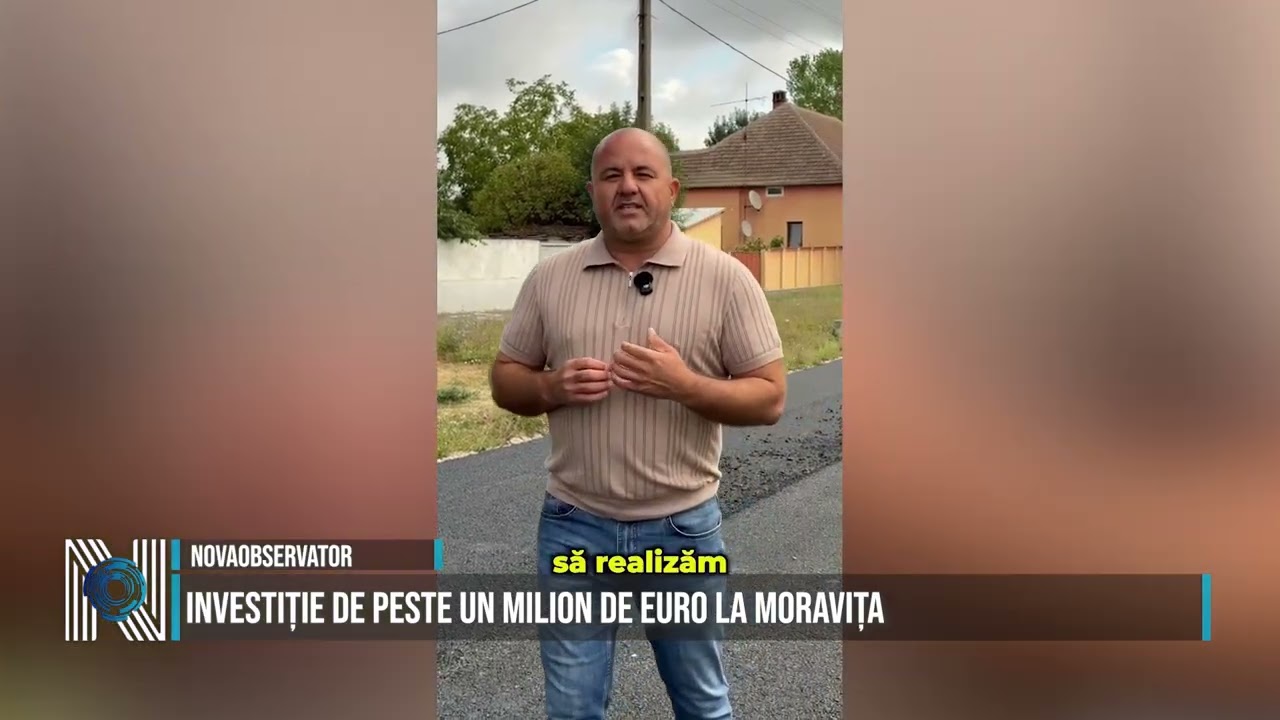 Investiție de peste un milion de euro la Moravița