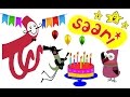 The Birthday Party Surprise Cake Fun Balloon Games Kids Cartoon Videos Musical Cartoons Saari