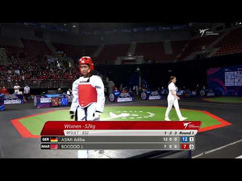 216 Round of 32 Women  52kg GER ASIMI Adiba MAR IKRAM Lamouden
