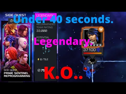 Peni Parker solo. Legendary difficulty. Side quest. Marvel Contest Of Champions.