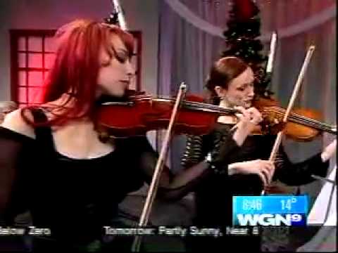 Emilie Autumn, Billy Corgan & Dennis DeYoung on the WGN (2004) - We Three Kings