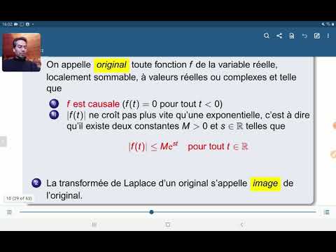 Transformée de Laplace: Amphi 7